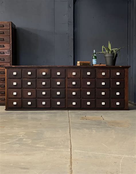 large apothecary cabinet with drawers